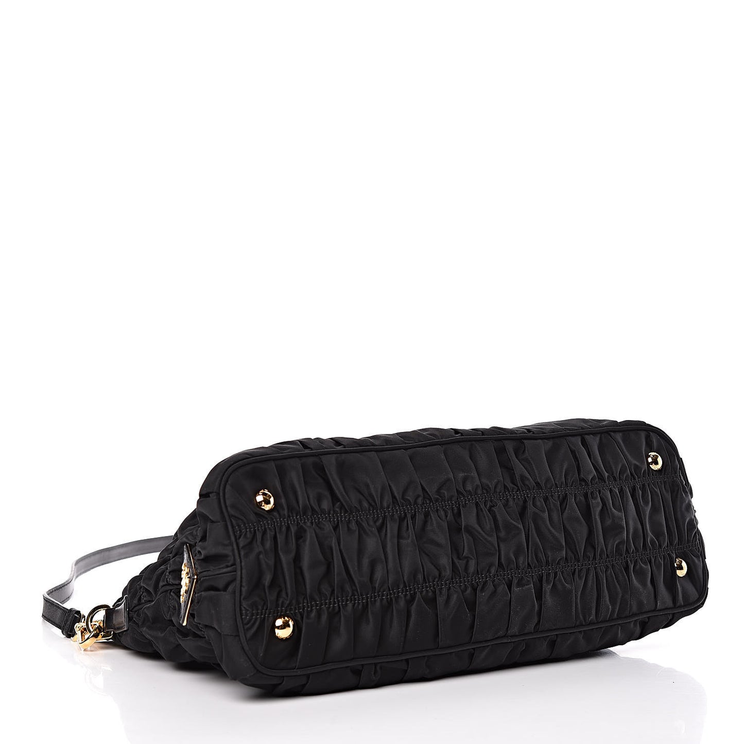 Tessuto Nylon Gaufre Tote Black