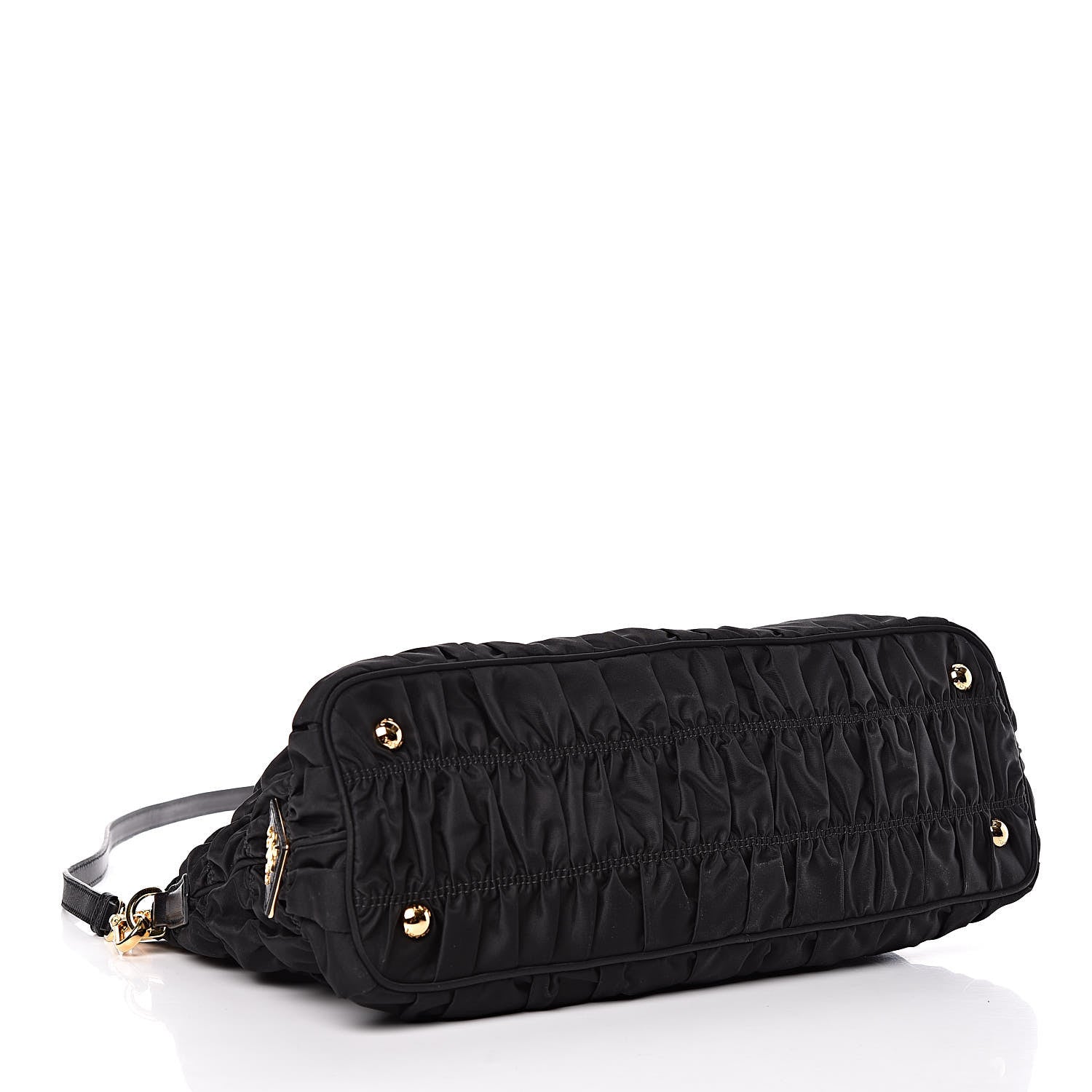 Prada Tessuto Nylon Gaufre Tote Black 5 of 10