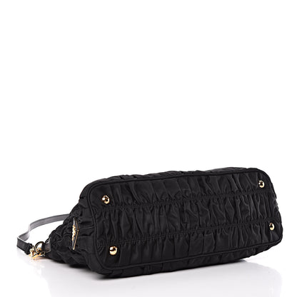 Prada Tessuto Nylon Gaufre Tote Black 5 of 10