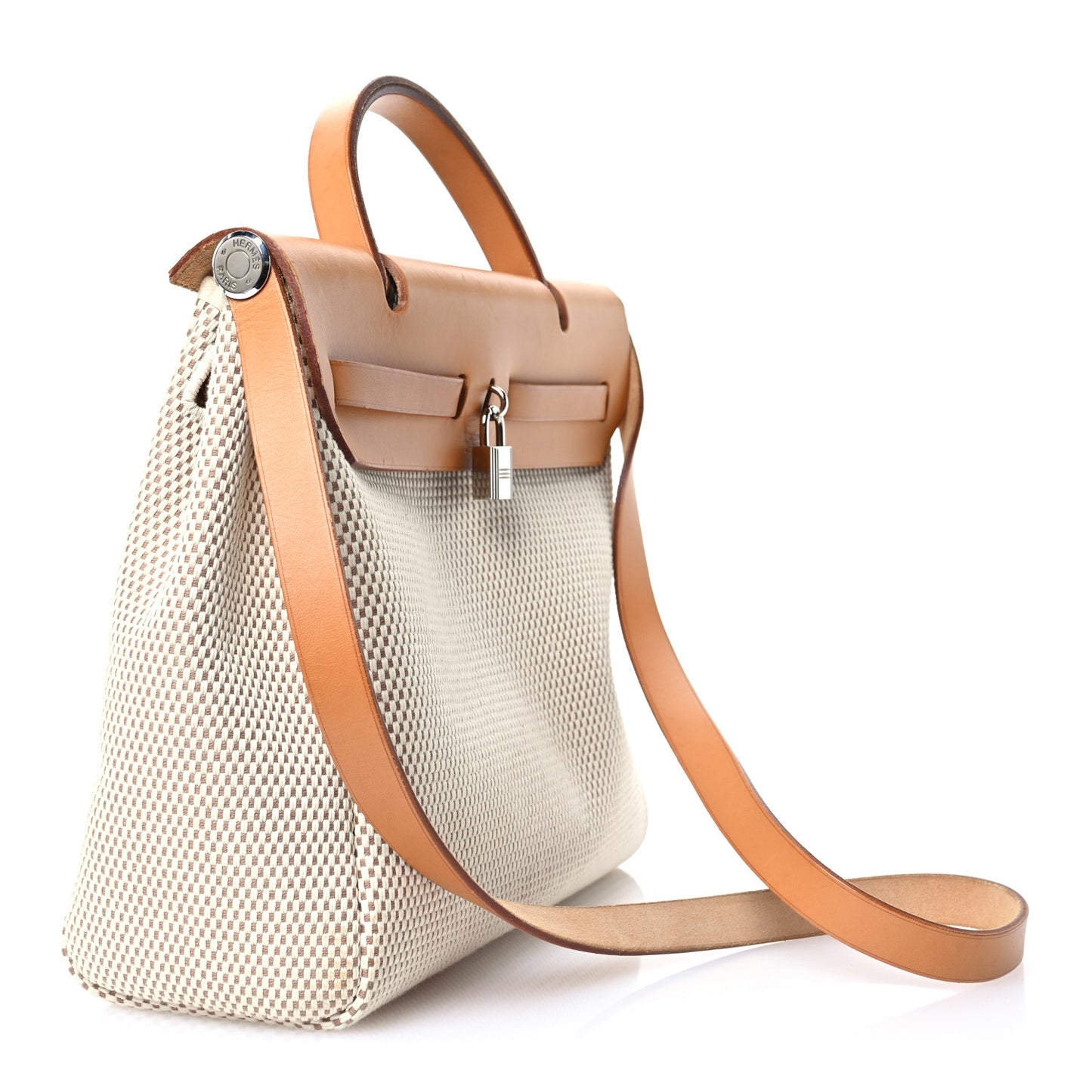 Toile Vache Calfskin Herbag 30 PM Naturel