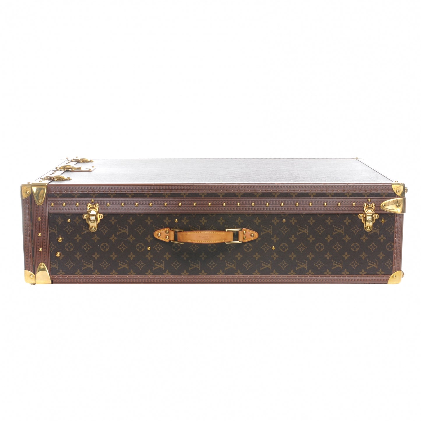 Monogram Custom Standing Wardrobe Trunk