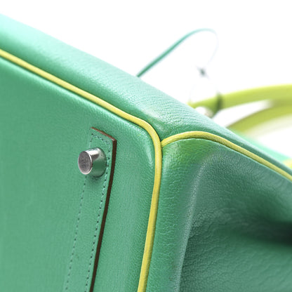 Hermes Chevre Mysore Horseshoe Birkin 30 Menthe Kiwi 10 of 15