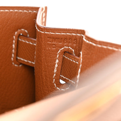 Hermes Epsom Kelly Sellier 28 Gold 6 of 11