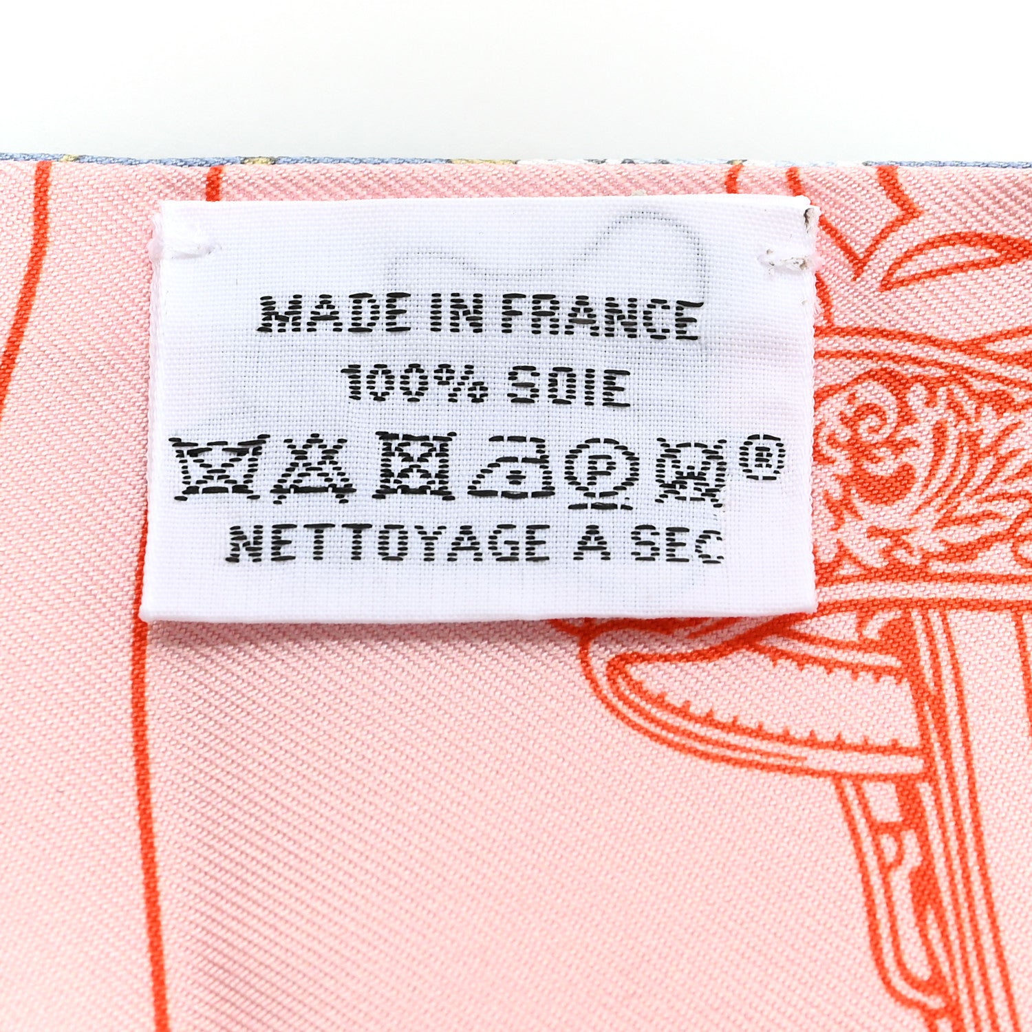 Hermes Silk Brides De Gala En Fleurs Twilly Blue Jean Rose Saumon 3 of 4