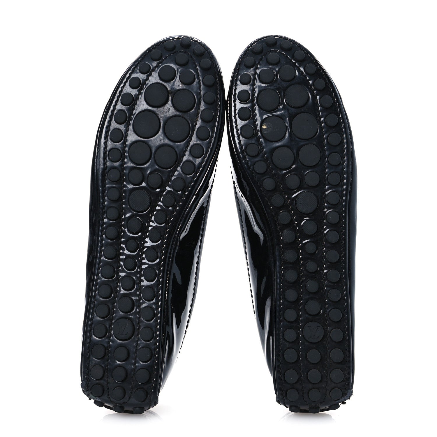 Louis Vuitton Patent Calfskin Oxford Ballerina Flats 38.5 Black 7 of 13
