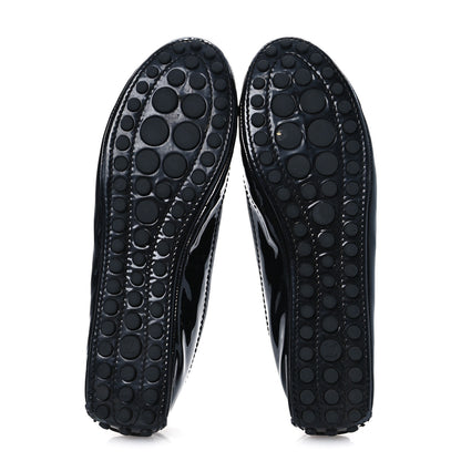 Louis Vuitton Patent Calfskin Oxford Ballerina Flats 38.5 Black 7 of 13