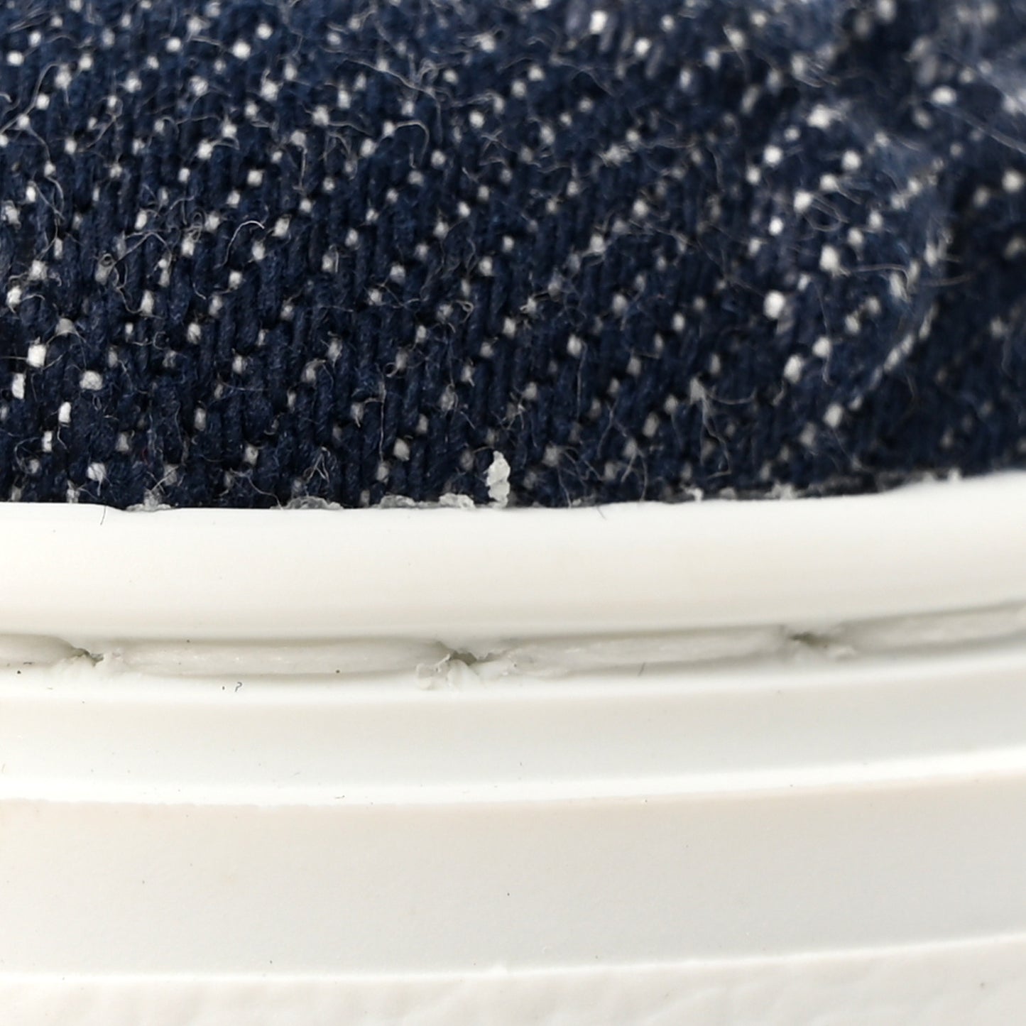 LOUIS VUITTON Denim Monogram Debossed Time Out Sneakers 39 Blue