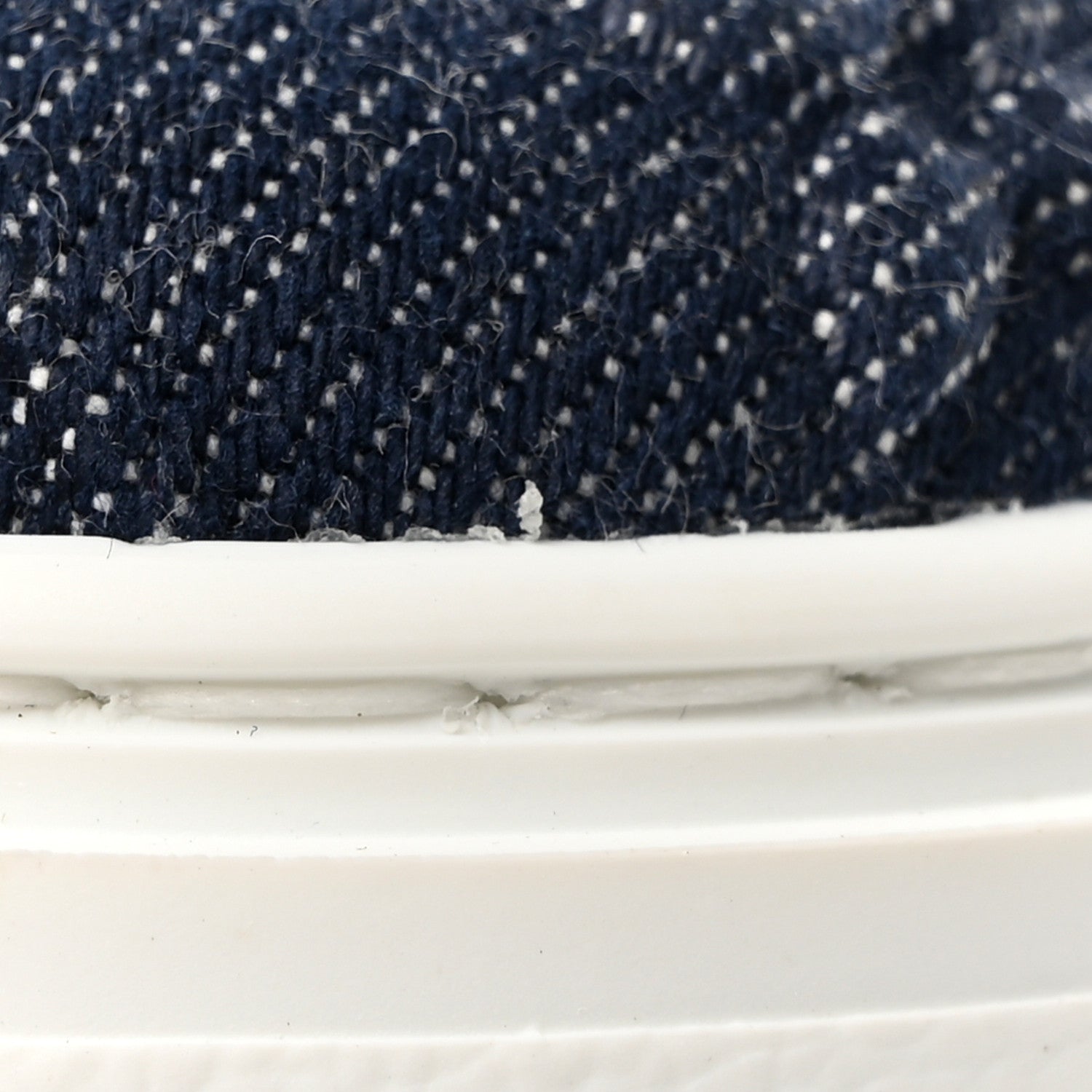 Louis Vuitton LOUIS VUITTON Denim Monogram Debossed Time Out Sneakers 39 Blue 13 of 16