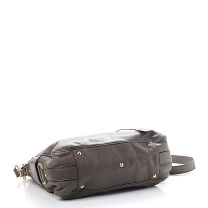 Saint Laurent Calfskin Muse Messenger Bag Grey 4 of 10