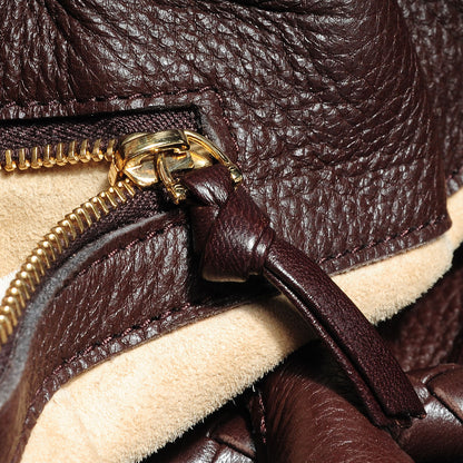 Bottega Veneta Cervo Leather Braided Hobo Ebano 9 of 10