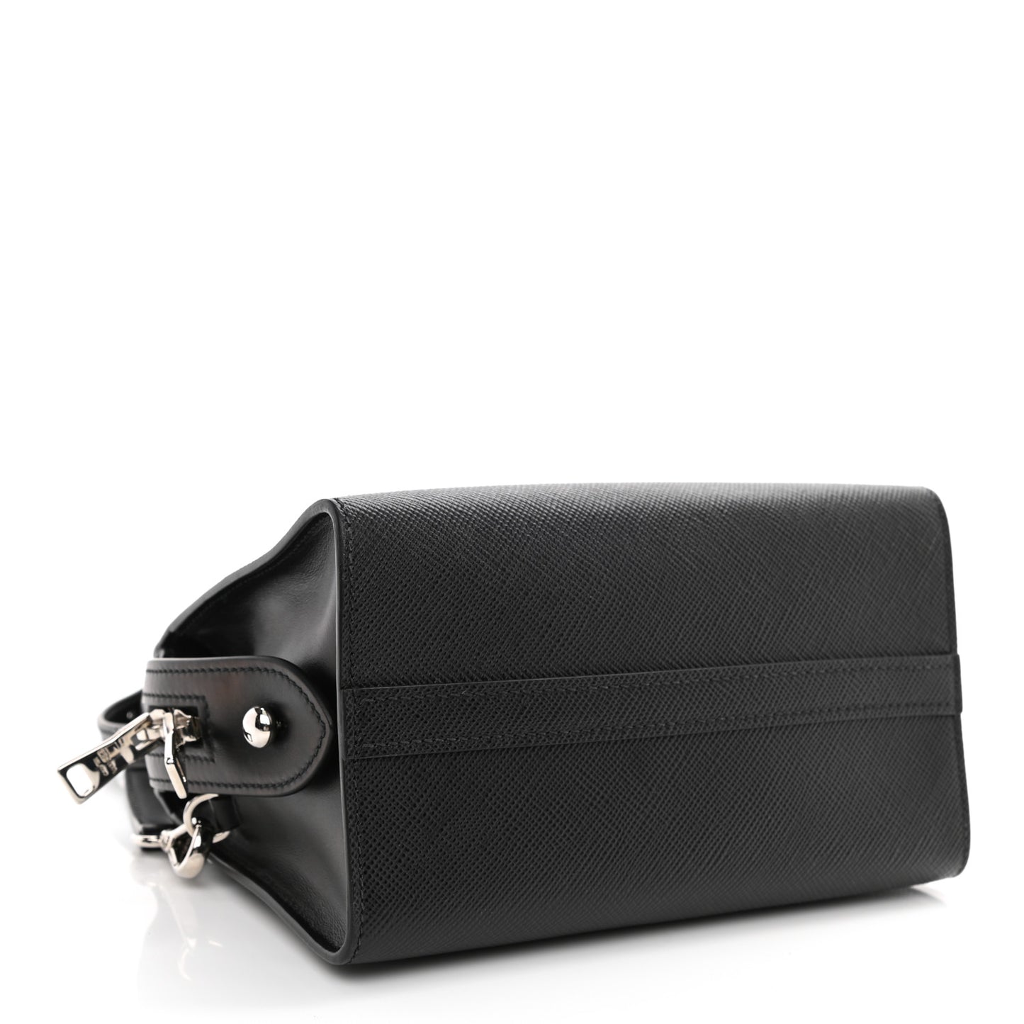 Saffiano Cuir Calfskin Small Kristen Black