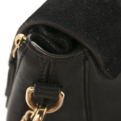 Chloe Suede Calfskin Mini Faye Backpack Black 13 of 13
