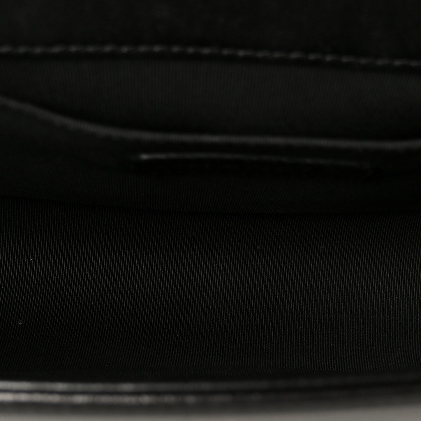 Lambskin Quilted Medium Boy Flap Black