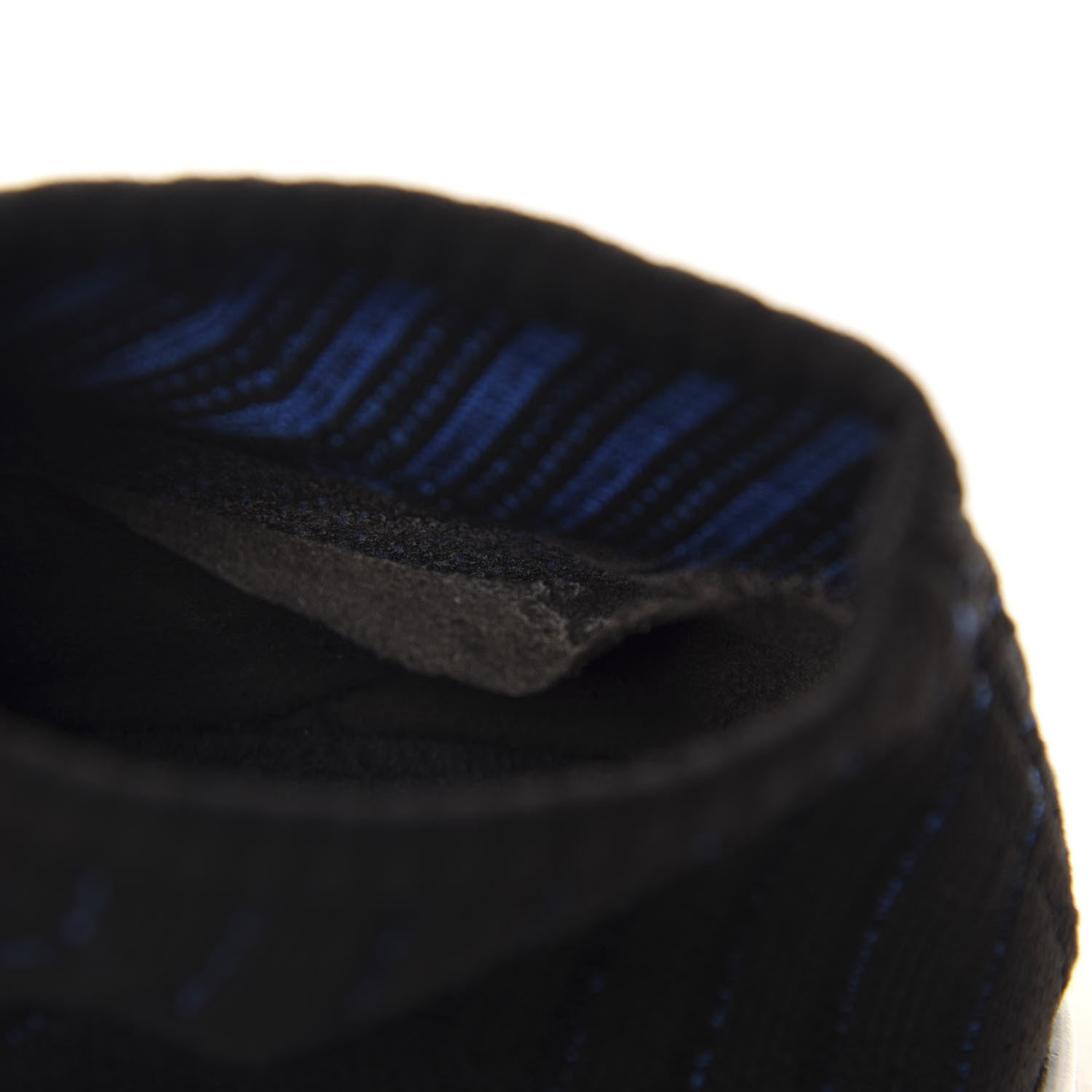 Balenciaga Ribbed Effect Knit Hi Speed Sneakers 40 Black Bleu 10 of 11