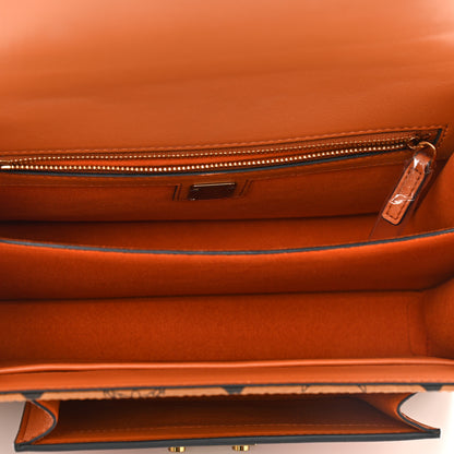 MCM Visetos Medium Patricia Pocket Satchel Cognac 5 of 9