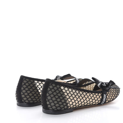 Christian Dior Resille Miss J'Adior Ballet Flat 42 Black 4 of 8