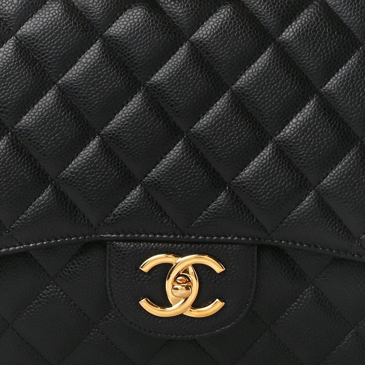 Chanel Caviar Quilted Maxi Double Flap Black 9 of 13