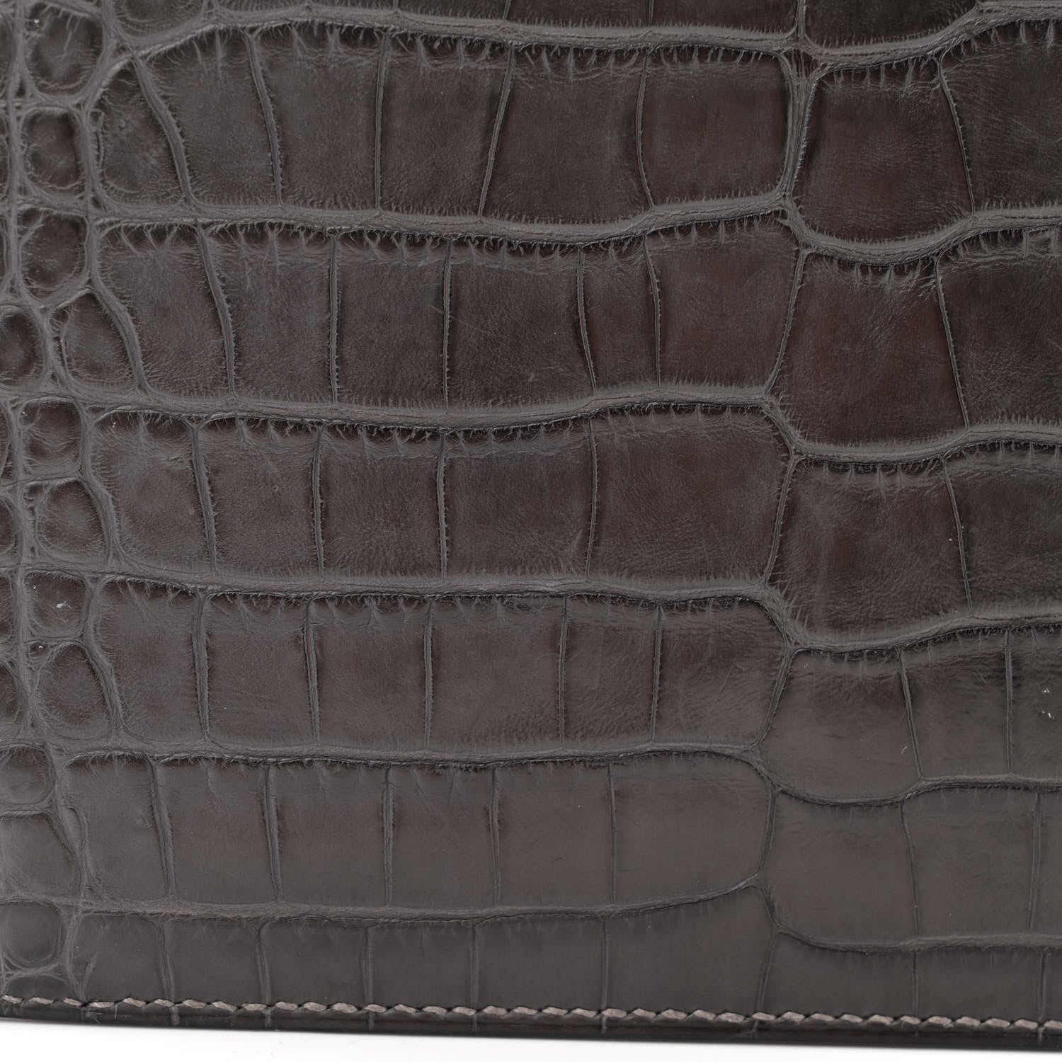 Hermes Matte Alligator Mini Sac Roulis Graphite 12 of 14