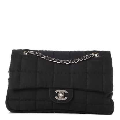 Chanel Nylon Square Quilted Flap Black 1 of 9