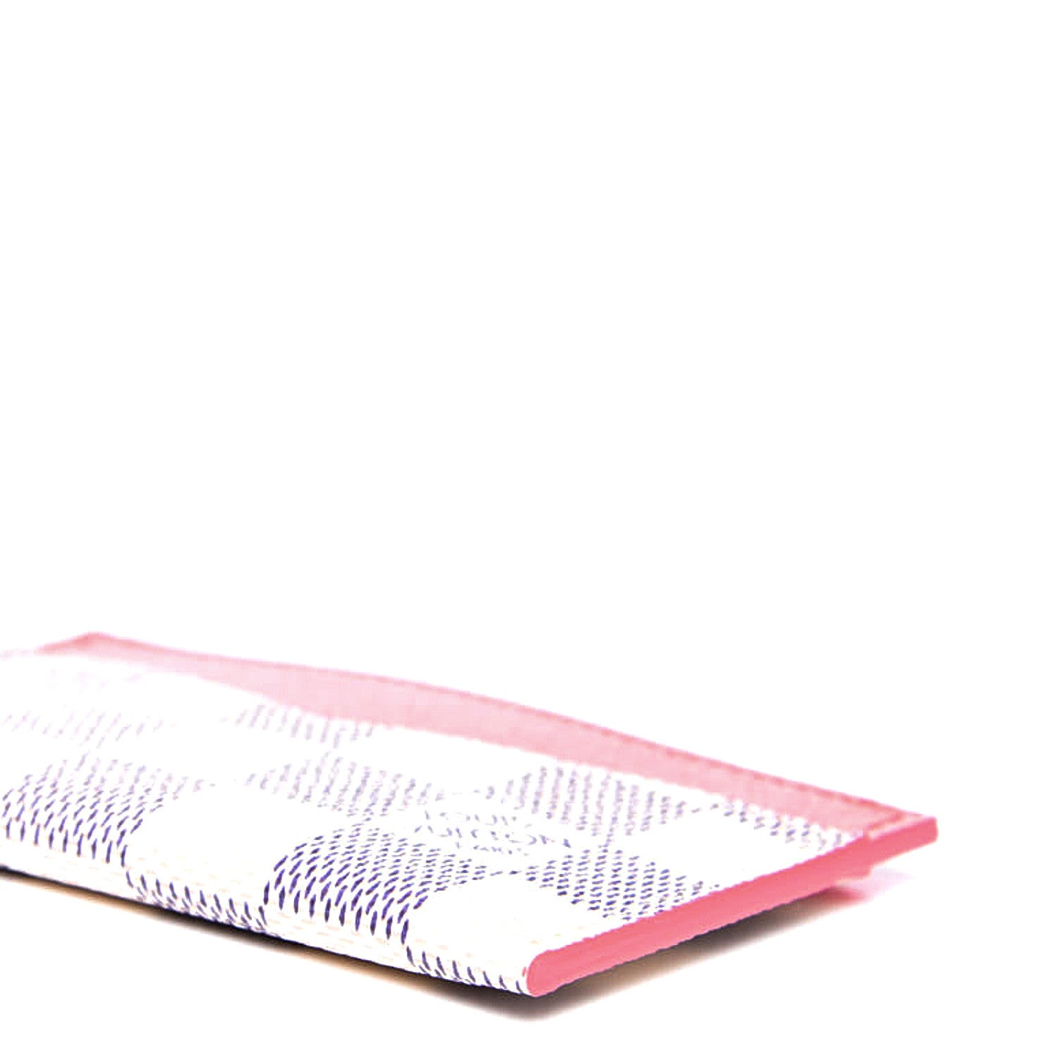 Louis Vuitton Damier Azur Daily Card Holder Rose Papaye 7 of 8