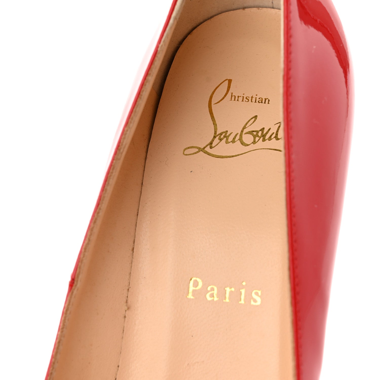 Christian Louboutin Patent Batignolles 100 Pumps 36 Rouge Lipstick 11 of 11