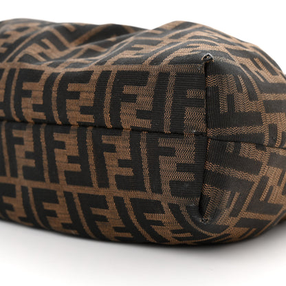Fendi Zucca Cuoio Lucido Chef Hobo Tobacco Moro 10 of 11