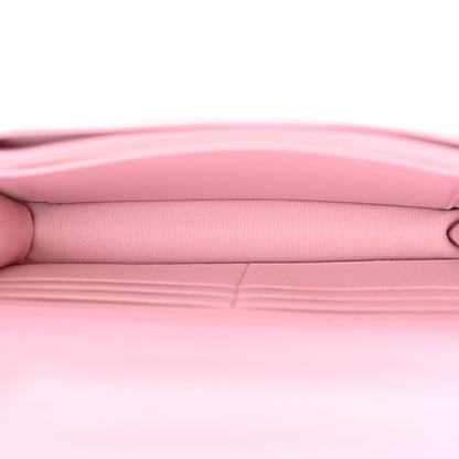 Chanel Shiny Caviar Quilted Pick Me Up Wallet On Chain WOC Pink 5 of 12
