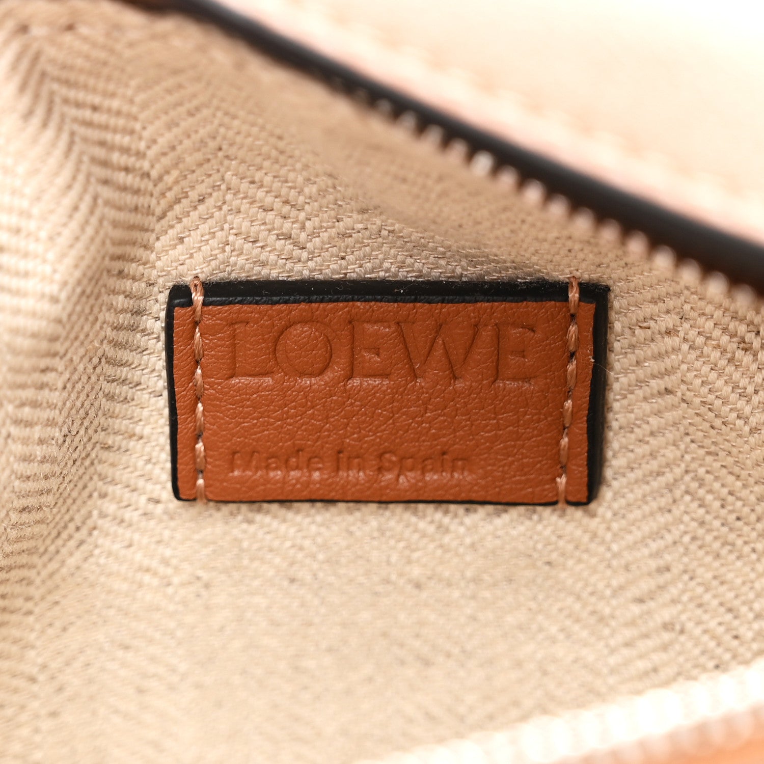 Loewe Calfskin Mini Puzzle Bumbag Tan 6 of 10