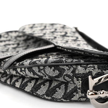 Christian Dior Monogram Saddle Bag Black 9 of 9