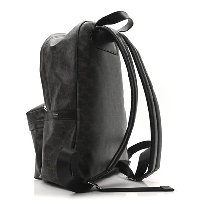 Celine Triomphe Canvas XL Calfskin Backpack Black 3 of 9