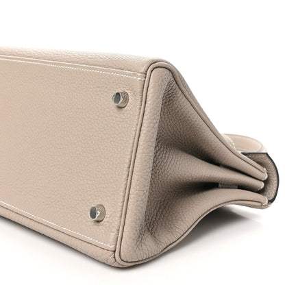 Hermes Togo Horseshoe Shoulder Kelly 42 Gris Tourterelle 11 of 11