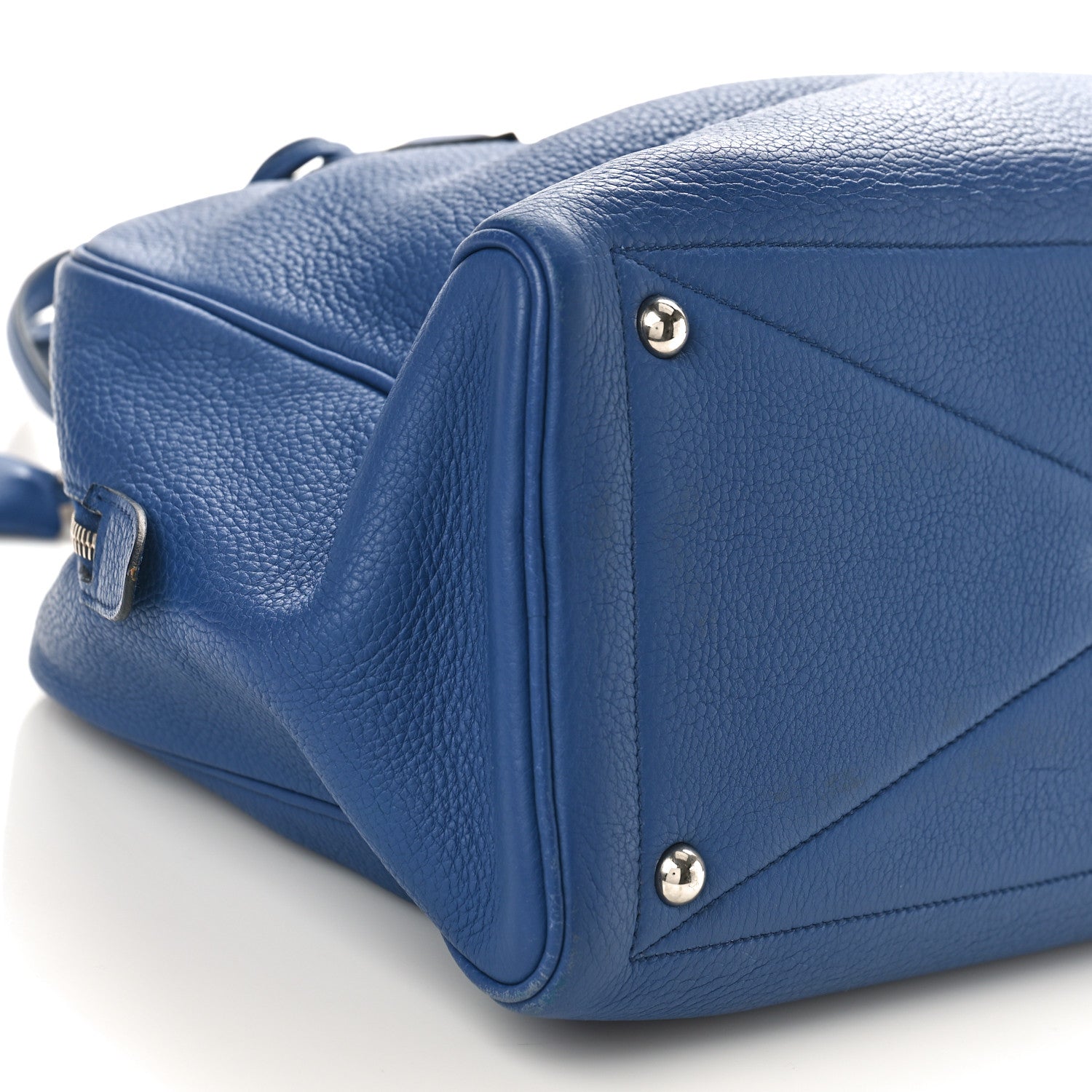 Hermes Taurillon Clemence Victoria II 35 Bleu Brighton 7 of 14