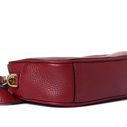 Prada Vitello Daino Logo Belt Bag Rubino 9 of 12