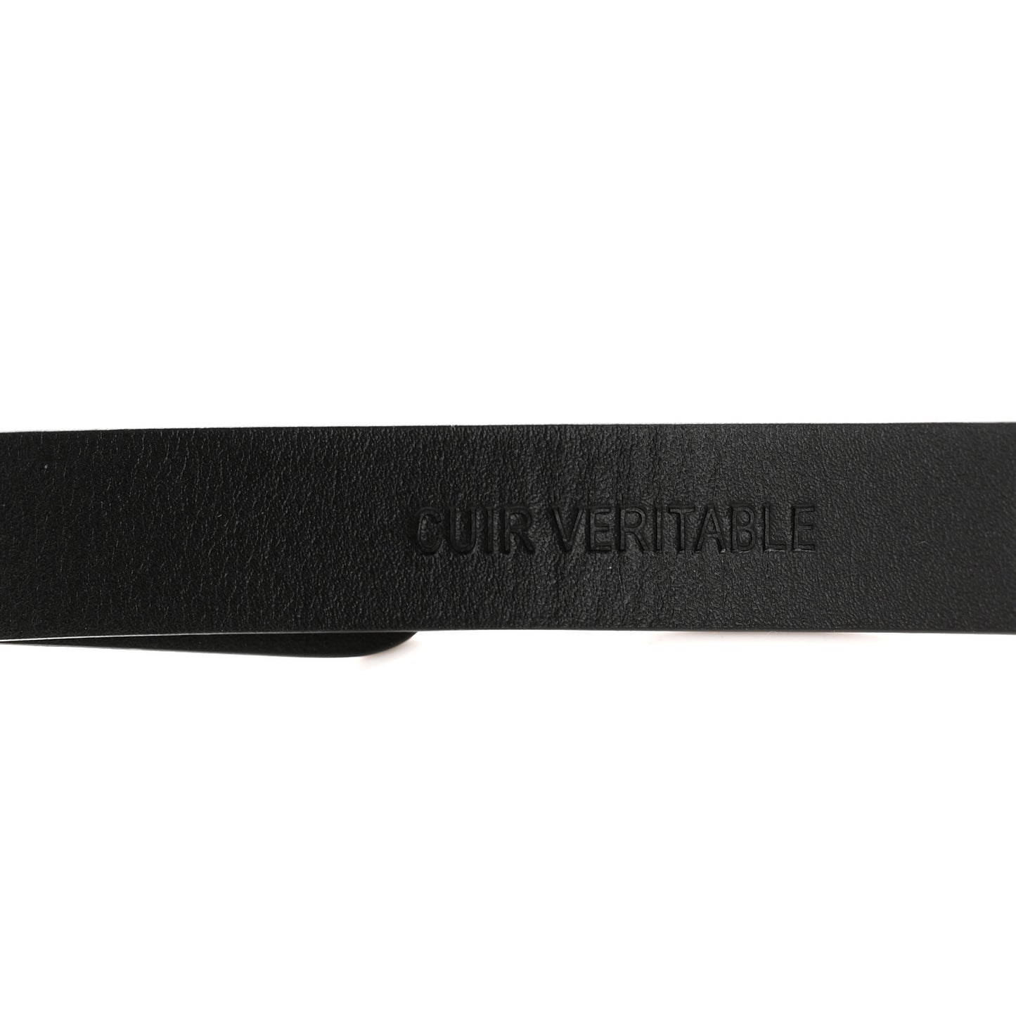 Calfskin Resin CC Chain Belt 90 36 Black
