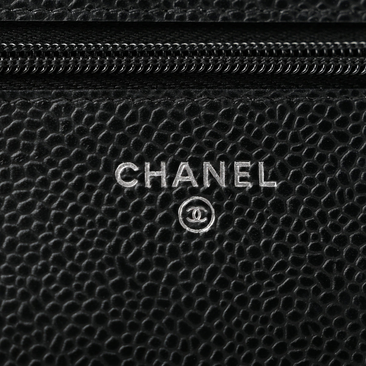 Chanel Caviar Quilted Wallet on Chain WOC Black 6 of 13