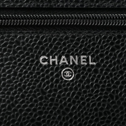 Chanel Caviar Quilted Wallet on Chain WOC Black 6 of 13