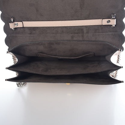 Fendi Vitello Liberty Scalloped Studded Kan I Shoulder Bag Plaster 5 of 7