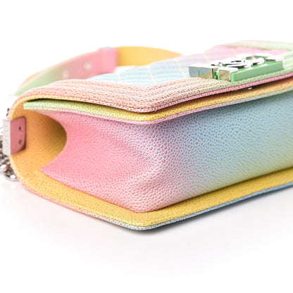 Chanel Caviar Quilted Small Cuba Rainbow Boy Flap Multicolor 5 of 9