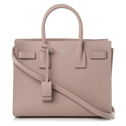 Saint Laurent Grained Calfskin Baby Sac De Jour Antique Rose 1 of 12