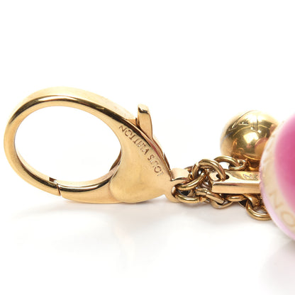 Louis Vuitton Mini Lin Croisette Bag Charm Violet 3 of 4