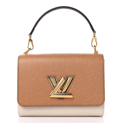 Louis Vuitton Epi Twist Top Handle Shoulder Bag MM Beige Camel 3 of 9