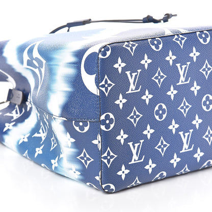 Louis Vuitton Monogram Escale Neonoe MM Blue 9 of 10