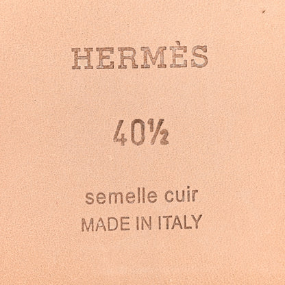 Hermes Epsom Oran Sandals 40.5 Etoupe 7 of 10