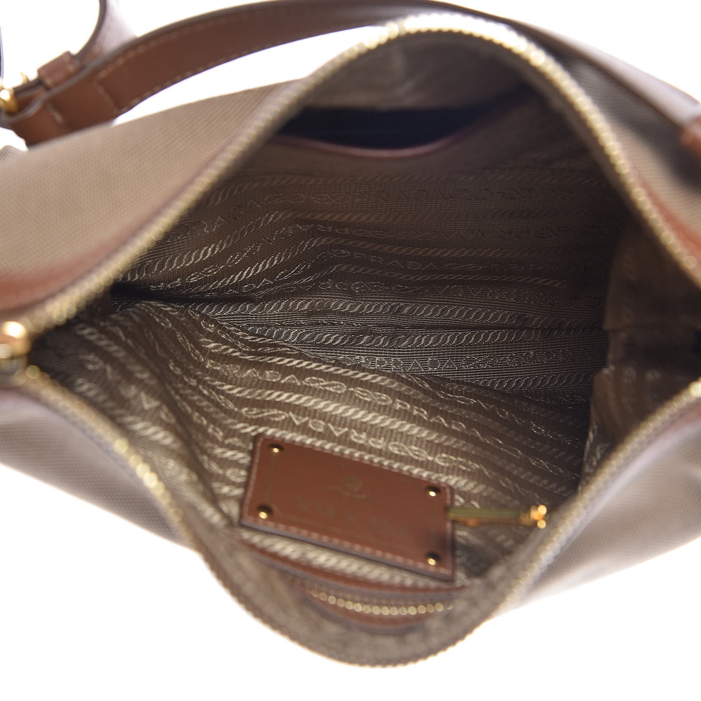 Jacquard Logo Small Flat Messenger Bag Corda Brandy