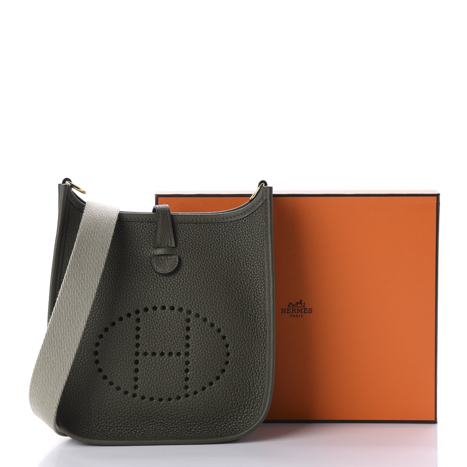 Hermes Taurillon Maurice Amazone Evelyne TPM Vert Olive Sauge 10 of 10