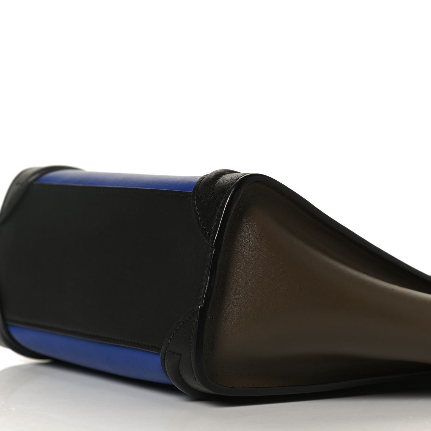 Smooth Calfskin Nano Tri-Color Luggage Indigo