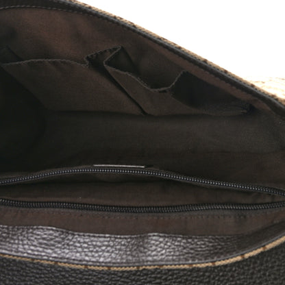 Gucci Monogram Flap Messenger Bag Beige Dark Brown 5 of 11