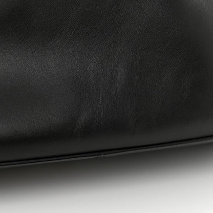 Givenchy Smooth Calfskin Medium Moon Cut Out Shoulder Bag Black 12 of 12