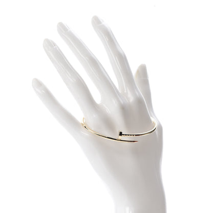 Cartier 18K Yellow Gold Small Juste Un Clou Bracelet 17 2 of 5