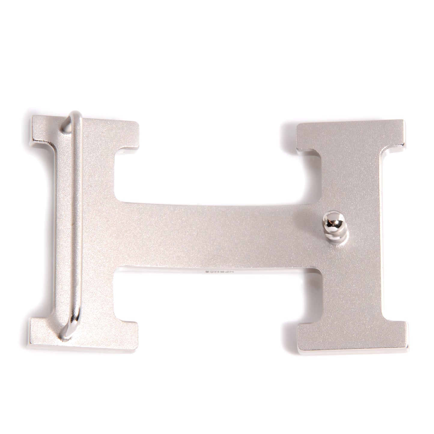 Palladium Ribbed 32mm H Belt Buckle